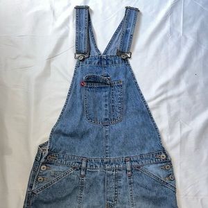Denim Short Overalls